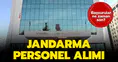Jandarma'ya 135 muvazzaf subay alımı için başvurular 12-26 Ekim'de e-Devlet üzerinden yapılacak