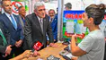 İYİ Parti lideri Dervişoğlu Tunceli Çemişgezek'te esnafla buluştu