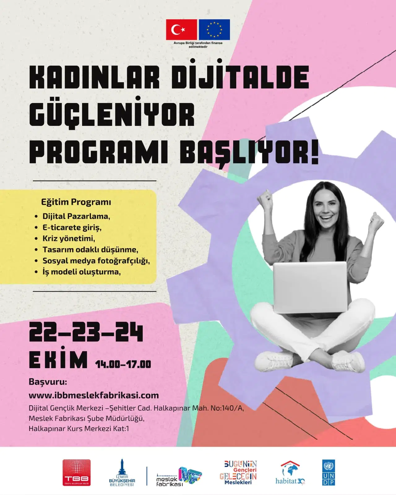 İzmir'de Genç Kadınlar İçin Dijital Güçlenme Programı Başlıyor!