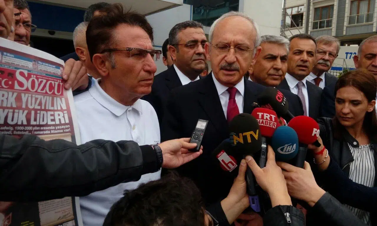 Kılıçdaroğlu'ndan Sözcü'ye ziyaret