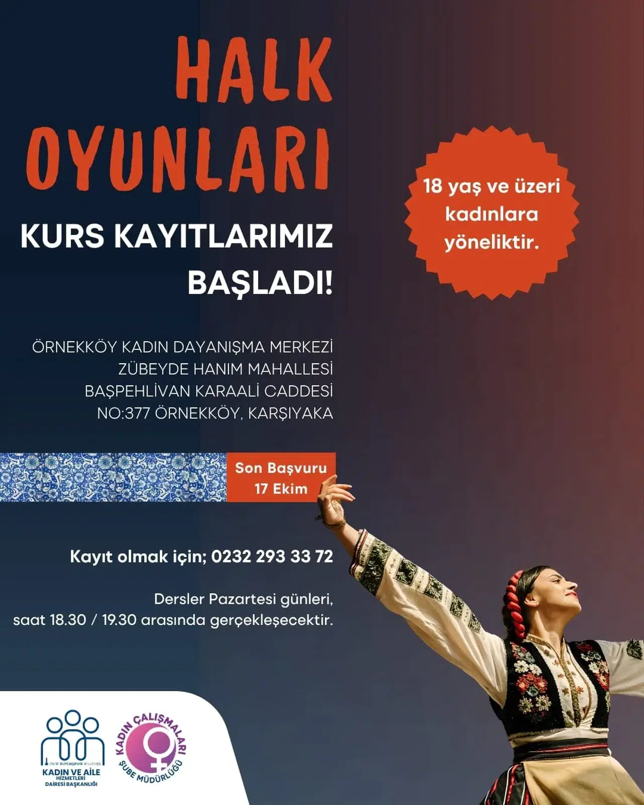 İzmir'de kadınlara özel halk oyunları kursu başlıyor