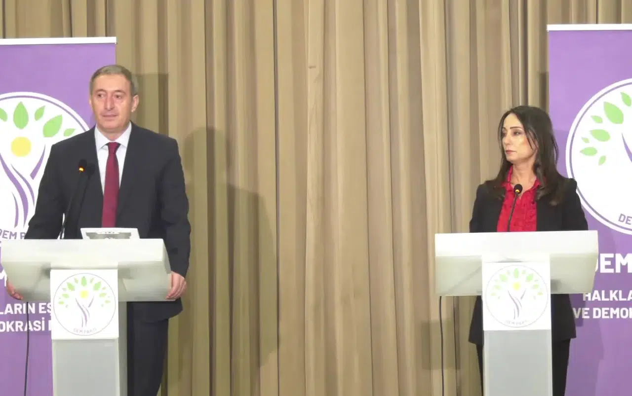 DEM Parti liderlerinden açıklama: Süreç, hukuksal ve siyasi adımlarla ilerlemeli