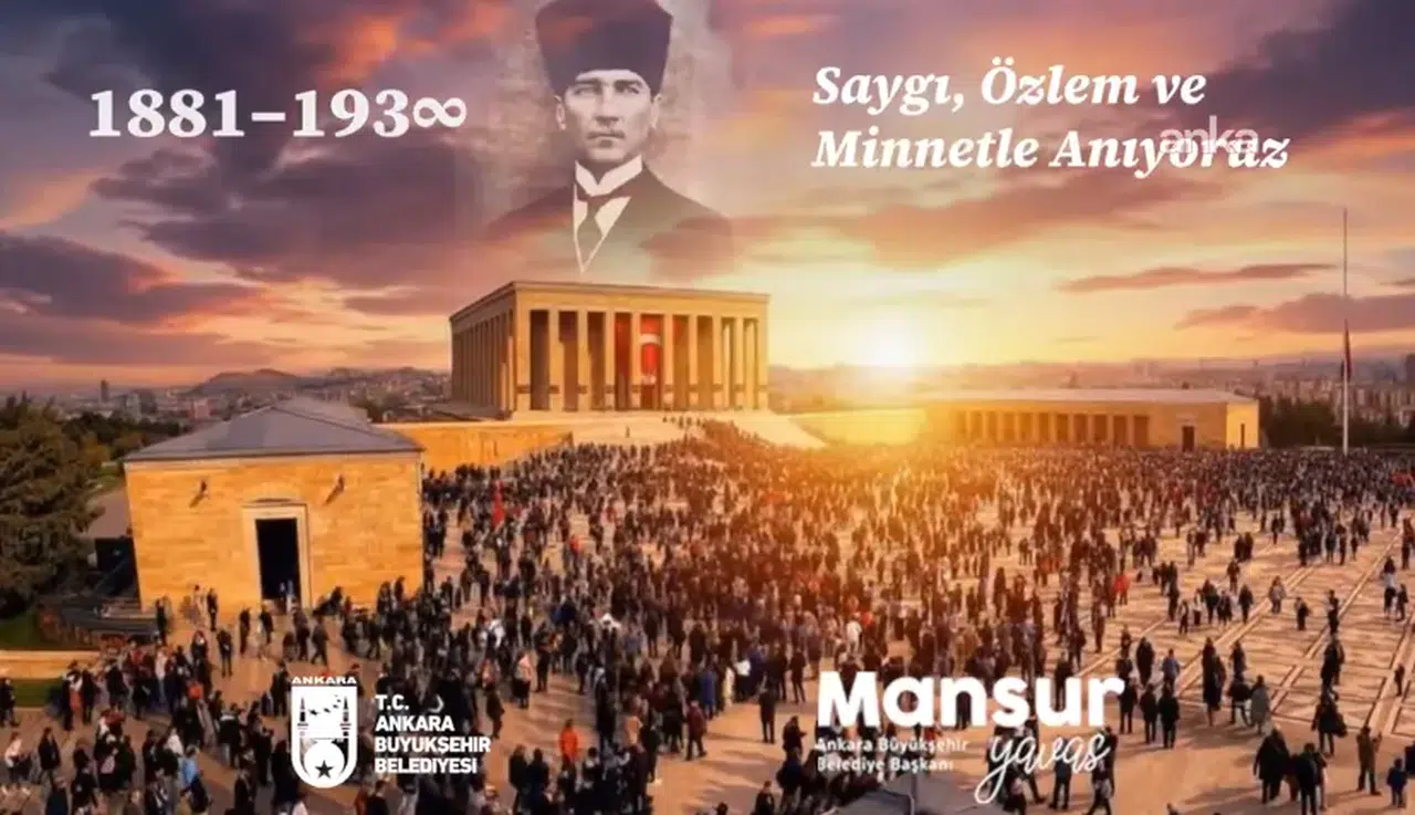 Mansur Yavaş: 10 Kasım, bir veda değil; Her gün biraz daha büyüyen bir emanet bilincidir