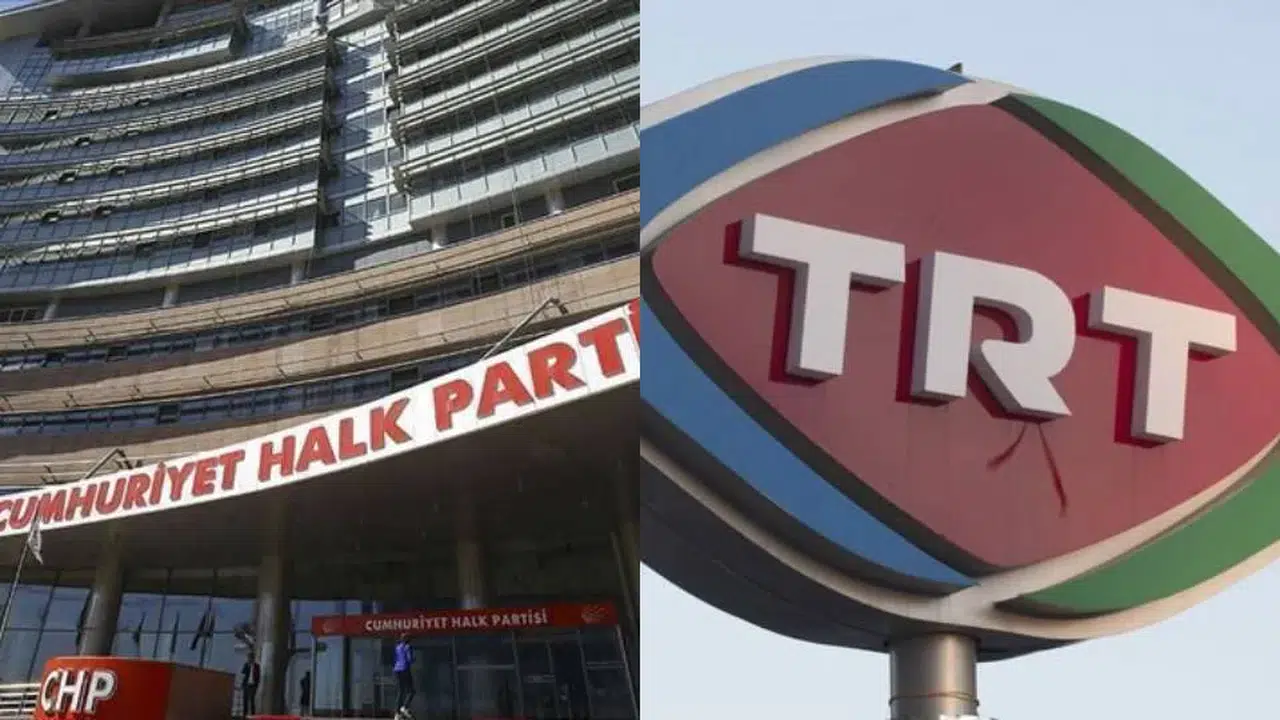 CHP, İmamoğlu'nun yargılamasını TRT'de canlı yayınlatmak için eylem yaptı