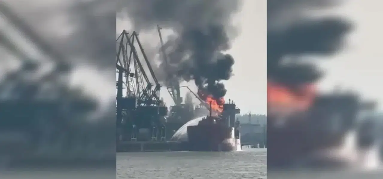 Ukrayna'da Türk gemisine dron saldırısı düzenlendi, mürettebat güvenli bölgeye tahliye edildi