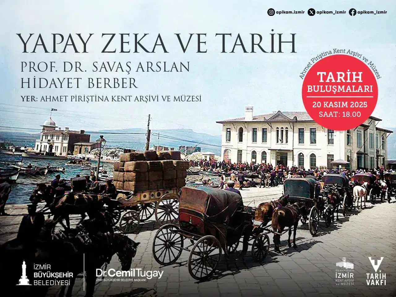 Yapay Zeka ve Tarih: Geçmişi Gelecekle Buluşturan Söyleşi İzmir'de Gerçekleşecek