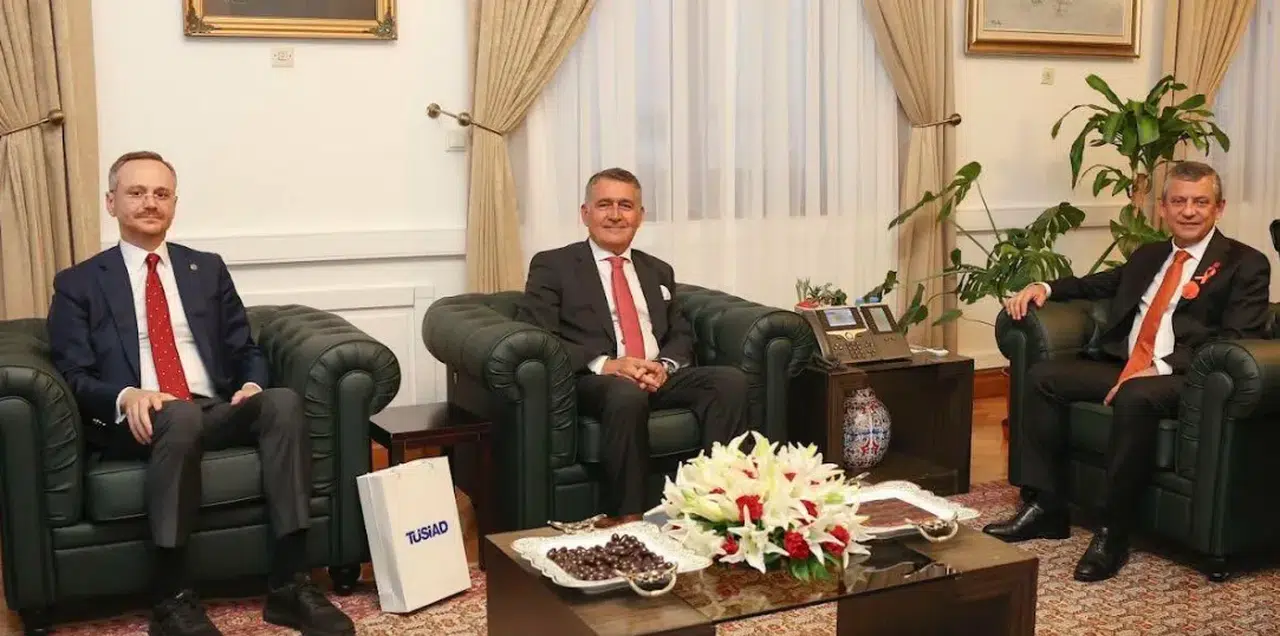TÜSİAD Başkanı Orhan Turan, Ankara'da CHP ve AK Parti ile görüştü
