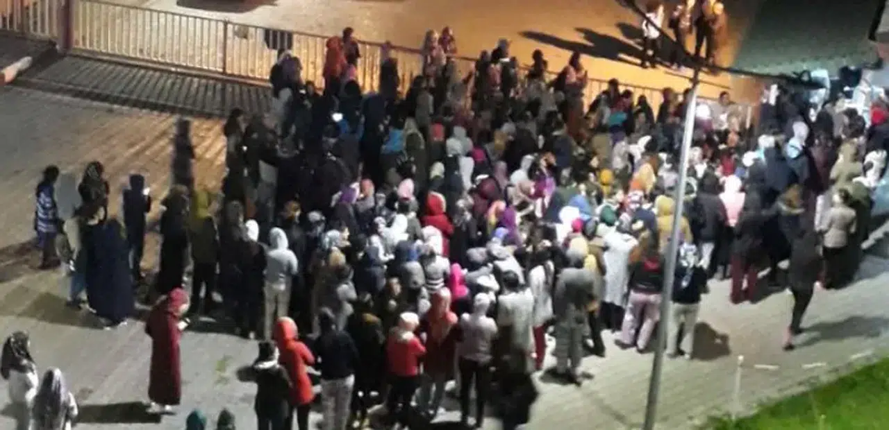 KYK Kız Yurdu'nda eylem