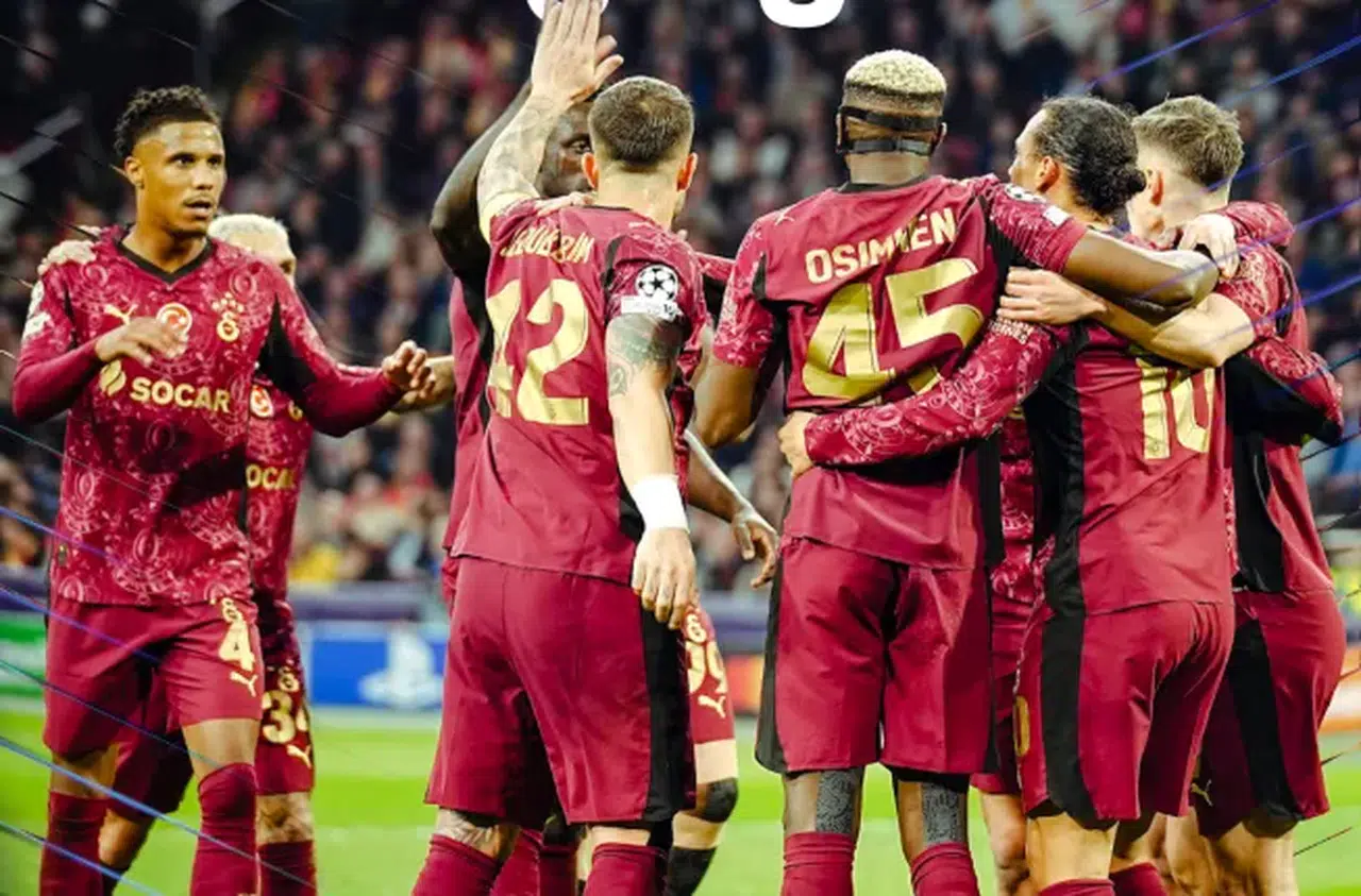 Galatasaray, Şampiyonlar Ligi'nde Ajax'ı 3-0 Geçerken Osimhen Hat-Trick Yaptı