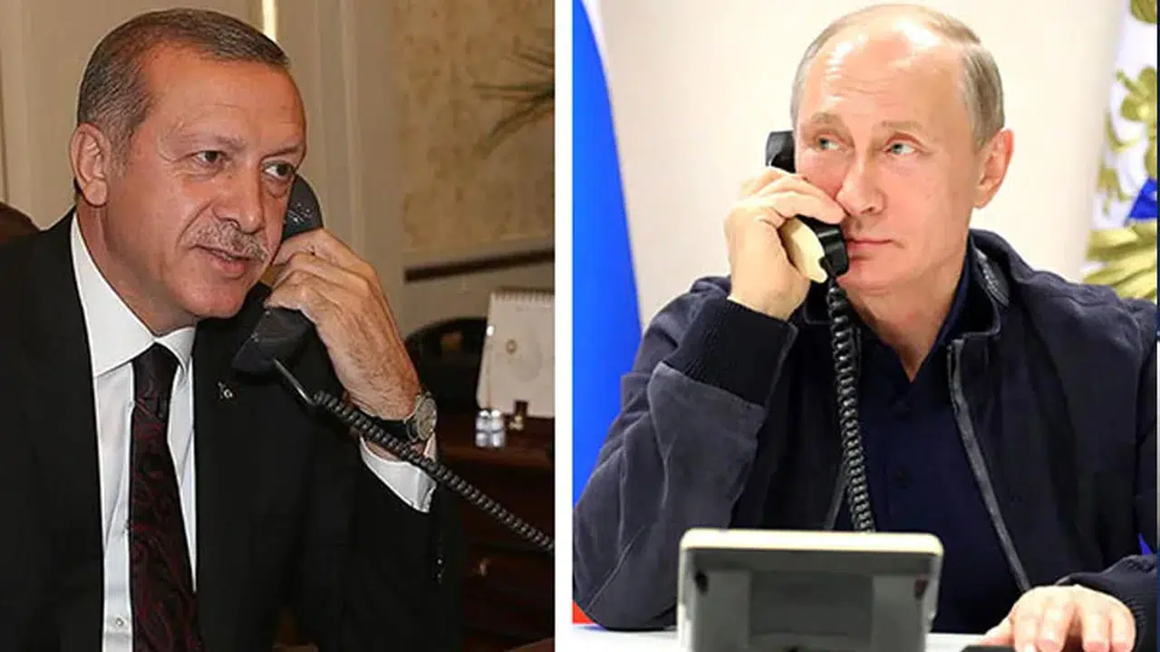 Erdoğan ve Putin, Rusya-Ukrayna krizinde diplomatik çözüm için telefonda görüştü