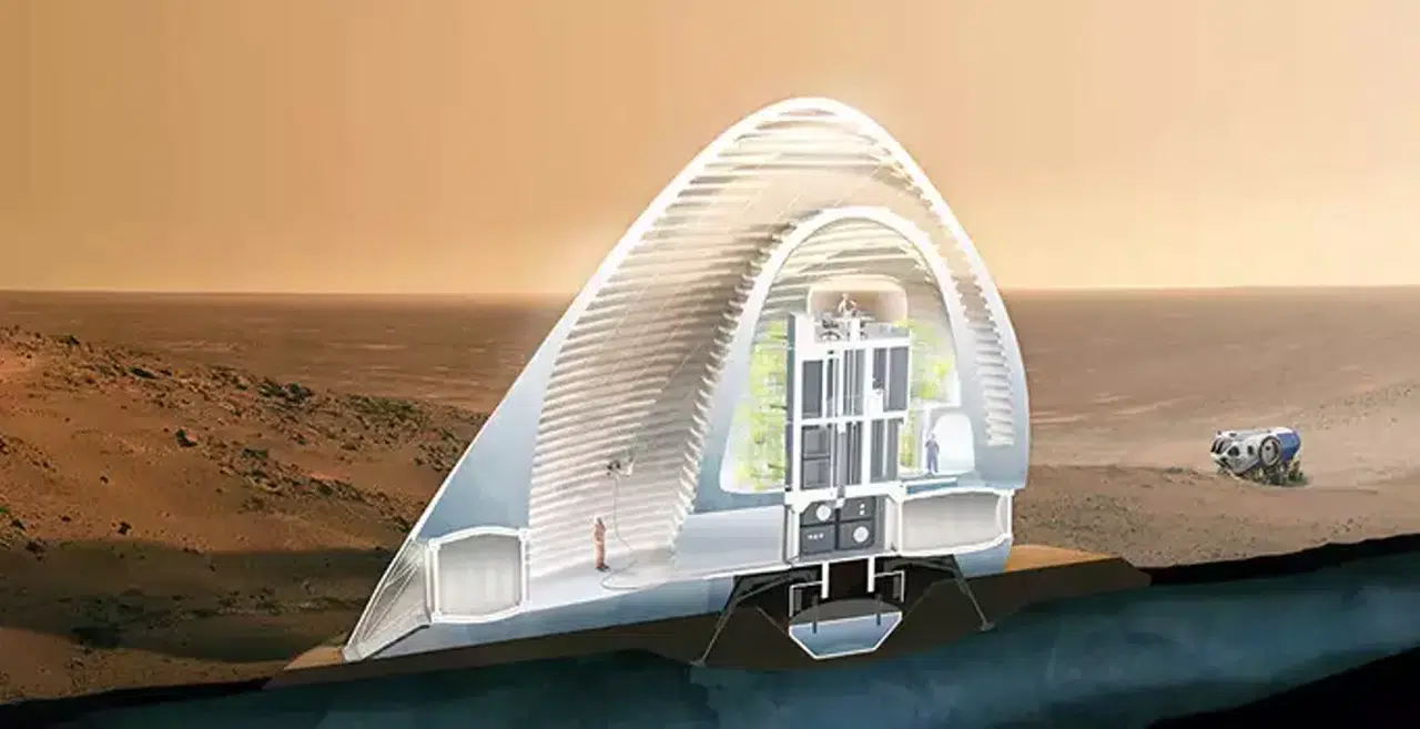Mars'ta buz evi kuruluyor