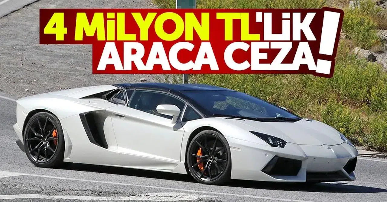 Egzozundan yüksek ses çıkan lüks otomobili, polise şikayet ettiler