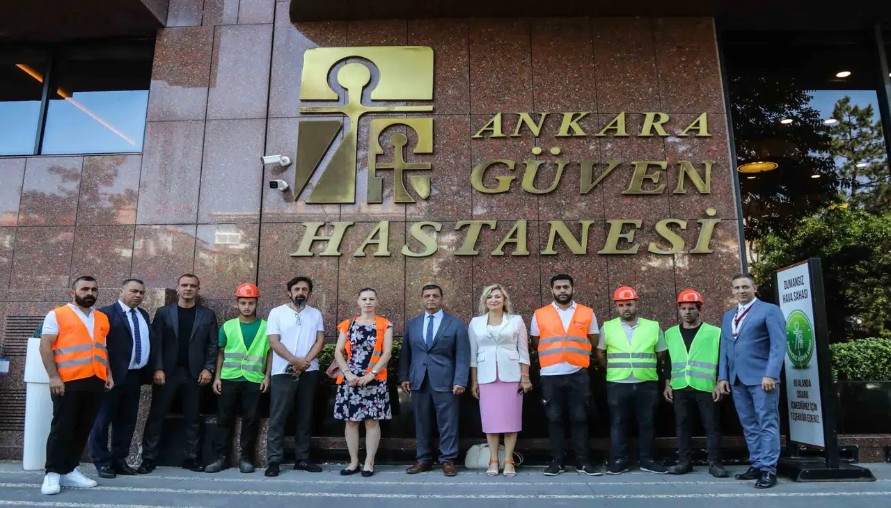 Güven Hastanesi, Çankaya'nın elektronik atık geri dönüşüm projesine destek verdi