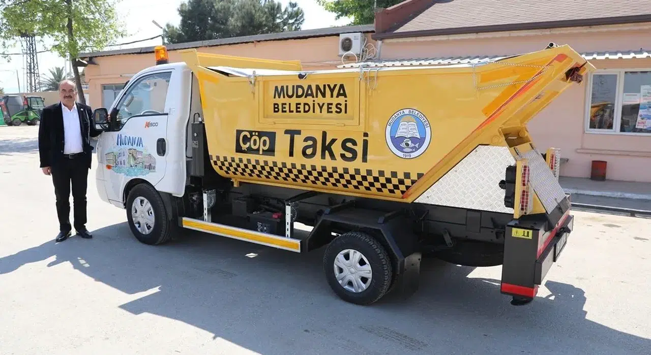 MUDANYA'DA 'ÇÖP TAKSİ' UYGULAMASI BAŞLIYOR