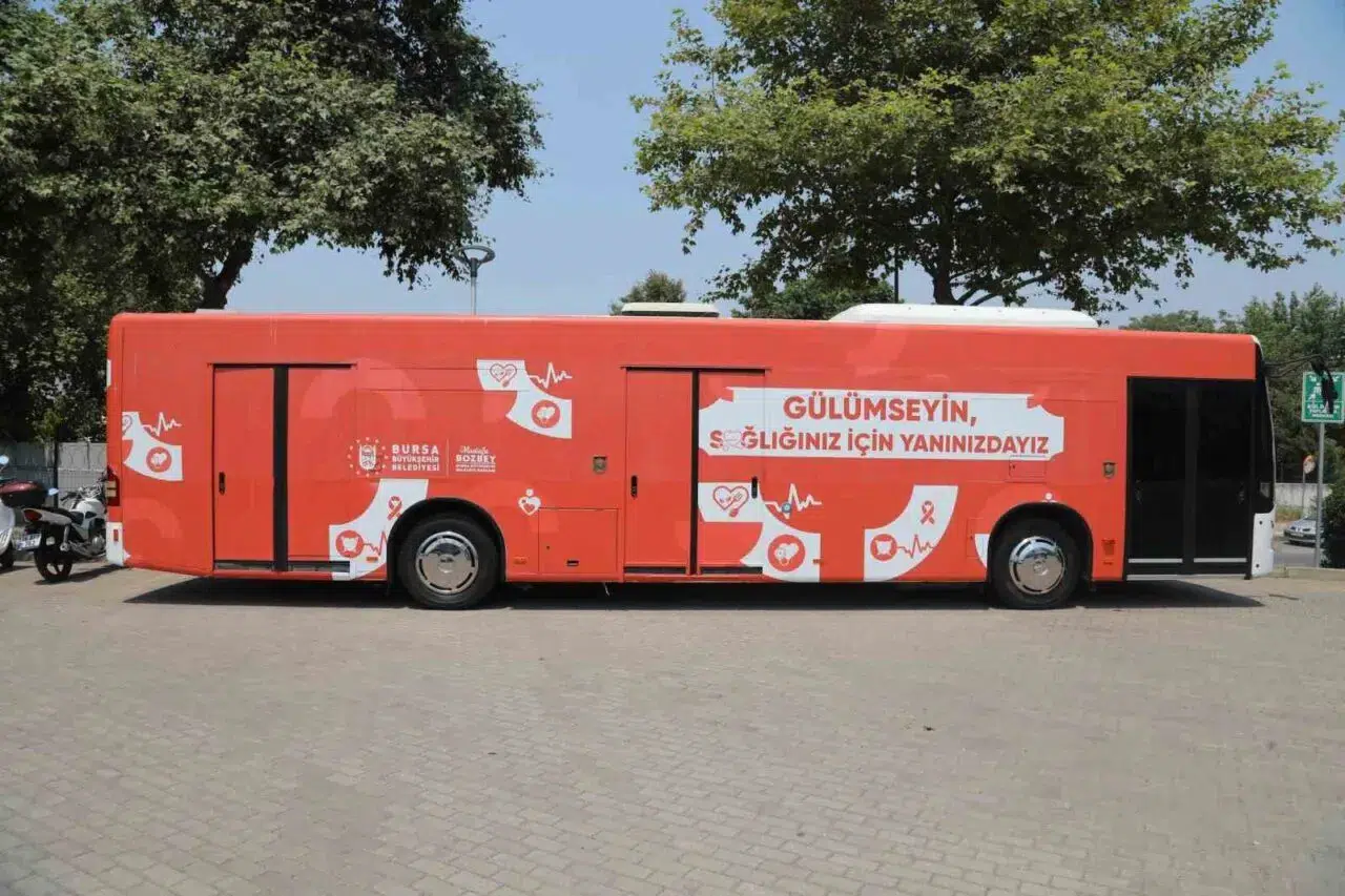 Bursa'da Orman Yangınları Sürerken "Sağlık Otobüsü" Harmancık'ta Hizmette!