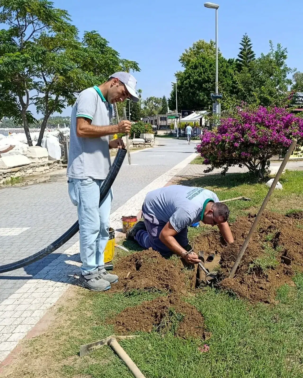 Manavgat’ta Yeşil Alanlara Can Suyu: Sulama Sistemleri Yenileniyor