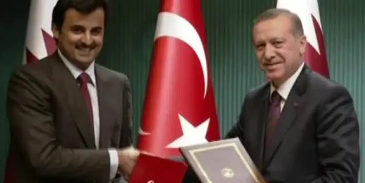 Katar Emiri'nden Erdoğan'a 'Diriliş' müzikli teşekkür