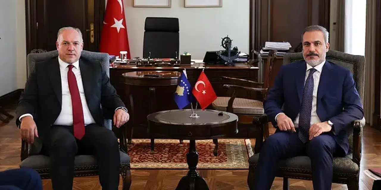 Dışişleri Bakanı Hakan Fidan, Kosova Demokratik Türk Partisi Lideri Fikrim Damka’yı Kabul Etti