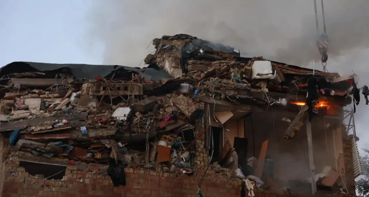 Rusya'nın Ukrayna'nın Başkenti Kiev'e Gece Düzenlenen Saldırıda 12 kişi Öldü
