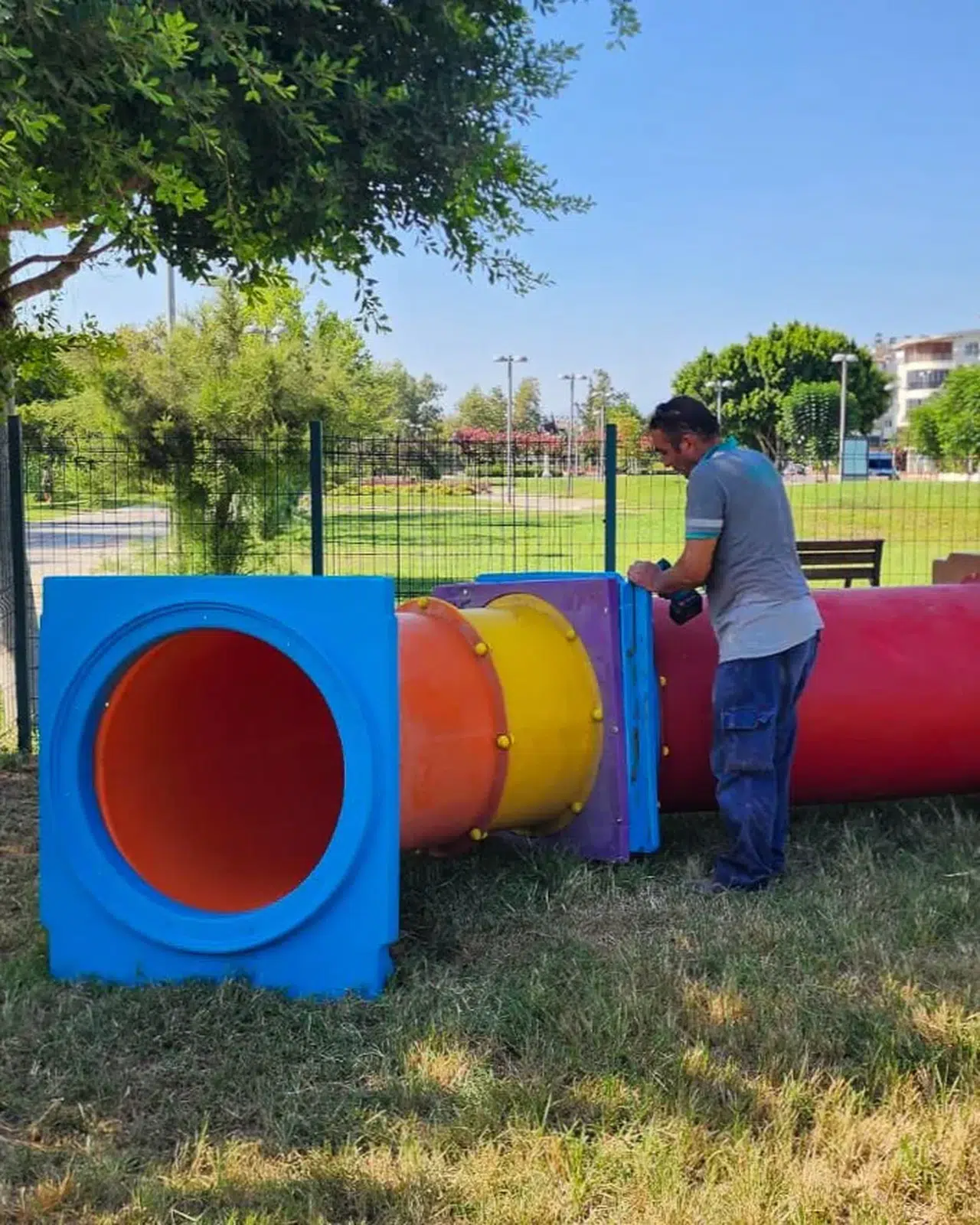 Manavgat’ta Köpek Eğitim Parkına Yeni Parkurlar Ekleniyor