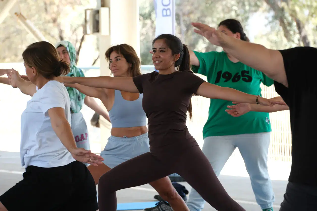 Bodrum'da Kadınlar İçin Açık Hava Spor Günü Etkinliği Düzenlendi