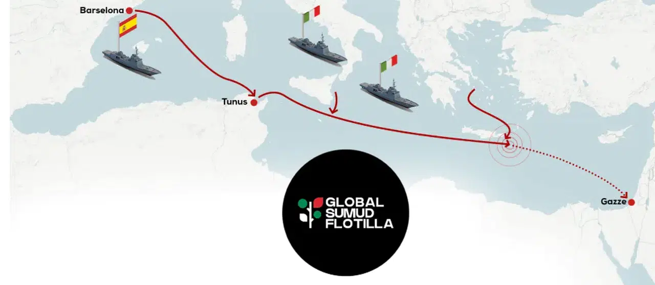 Küresel Sumud Filosu, Gazze için uluslararası destekle yola devam ediyor, Türk vatandaşları koruma talep ediyor