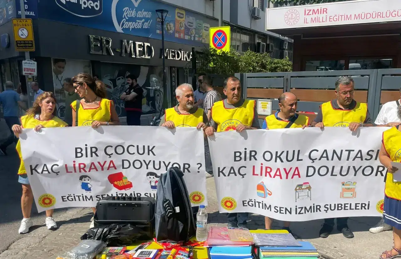 Eğitim-Sen  Kırtasiye Masraflarına Dikkat Çekti: “Okul çantası 5 bin 800 TL’ye doluyor”