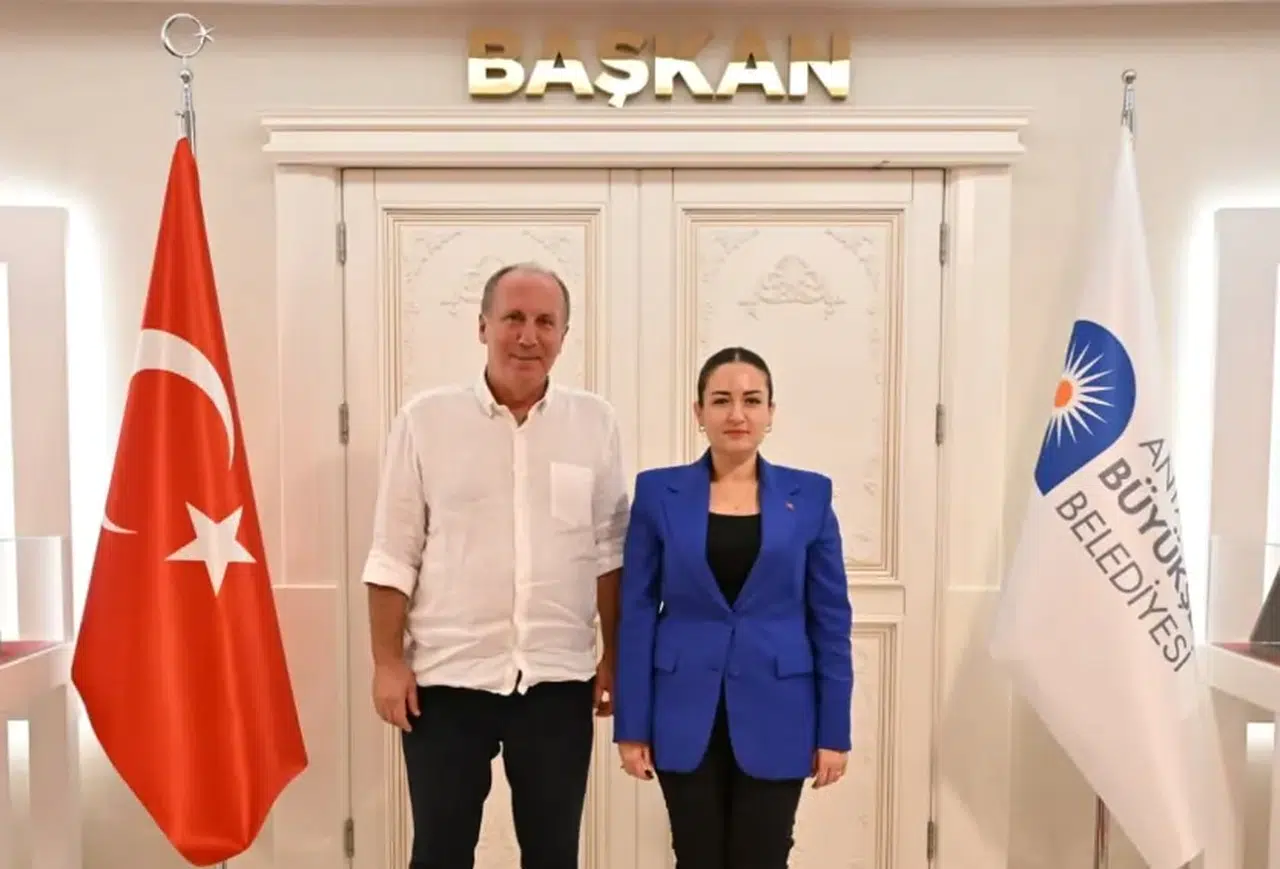 Muharrem İnce, Muhittin Böcek ve Antalya Büyükşehir Belediyesi Başkan Vekili Büşra Özdemir'i Ziyaret Etti