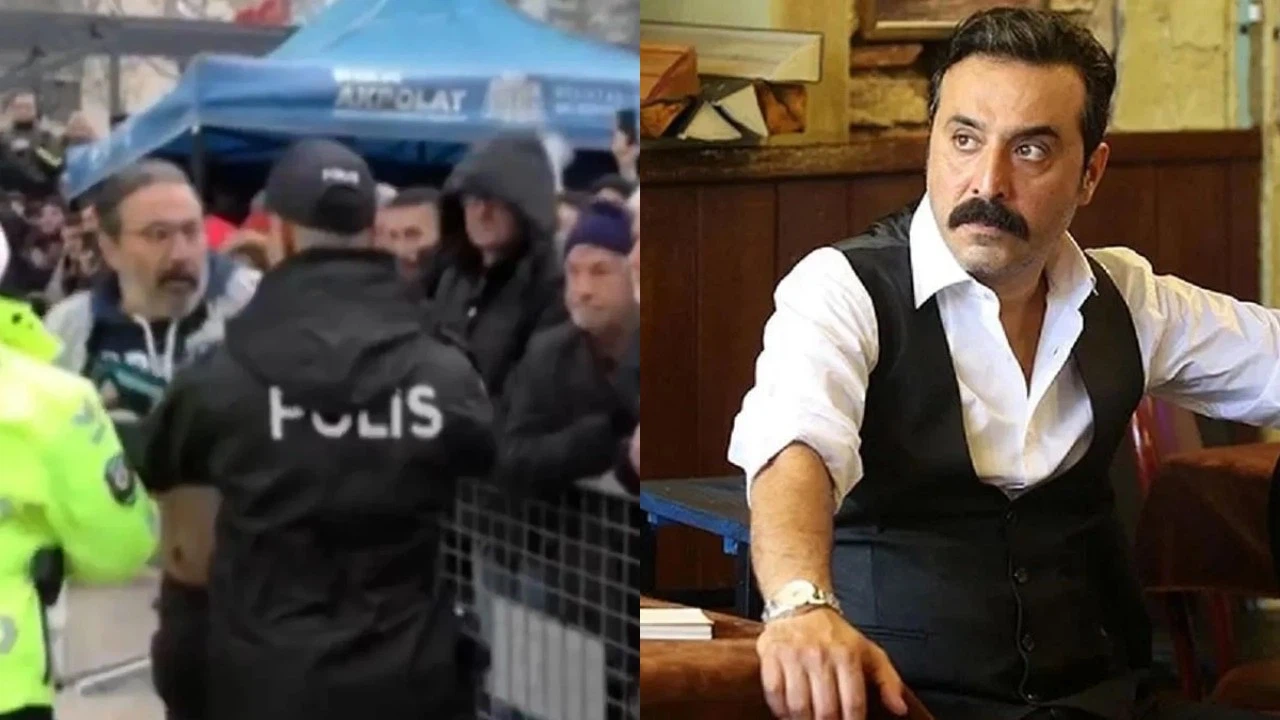 Ferdi Tayfur'un cenazesinde Mustafa Üstündağ'a şok hareket