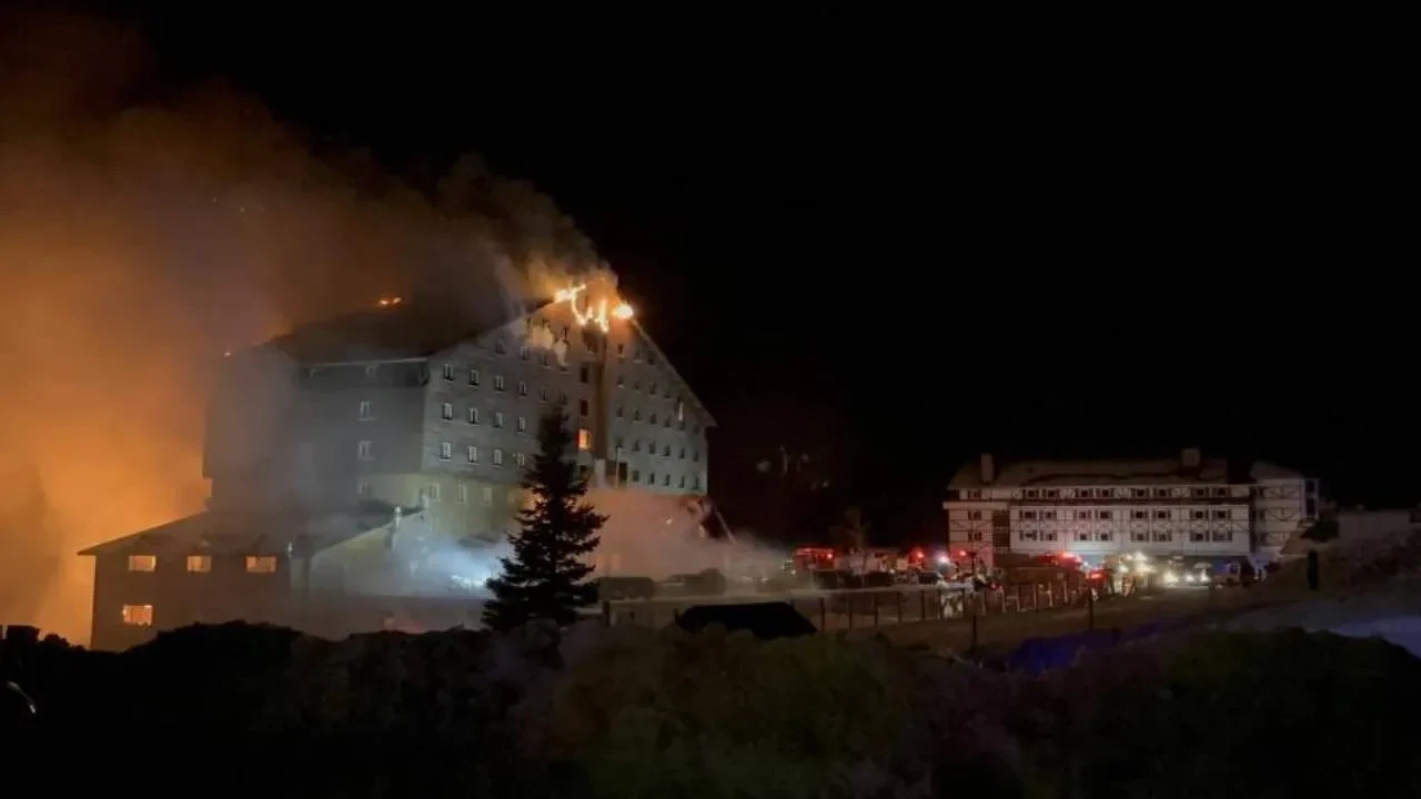 Cumhuriyet Başsavcısı İbrahim Cansever, Bolu Grand Kartal Otel'de inceleme yaptı