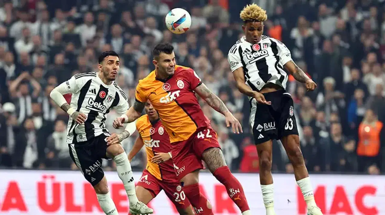 Beşiktaş Galatasaray maçını 2-1 kazandı! Fenerbahçe Galatasaray puan farkı 6'ya indi