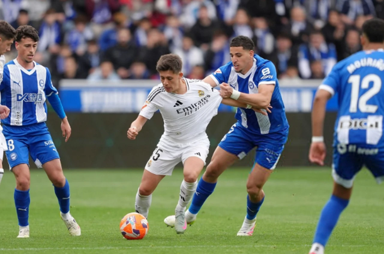 Arda Güler'in ilk 11'de başladığı maçta Real Madrid Alaves'i 1-0 yendi