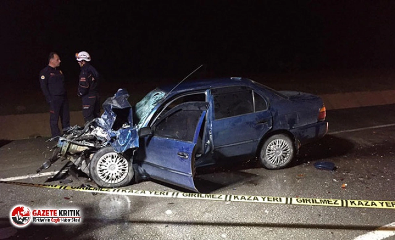 TIR'a arkadan çarpan otomobildeki 2 kardeş öldü