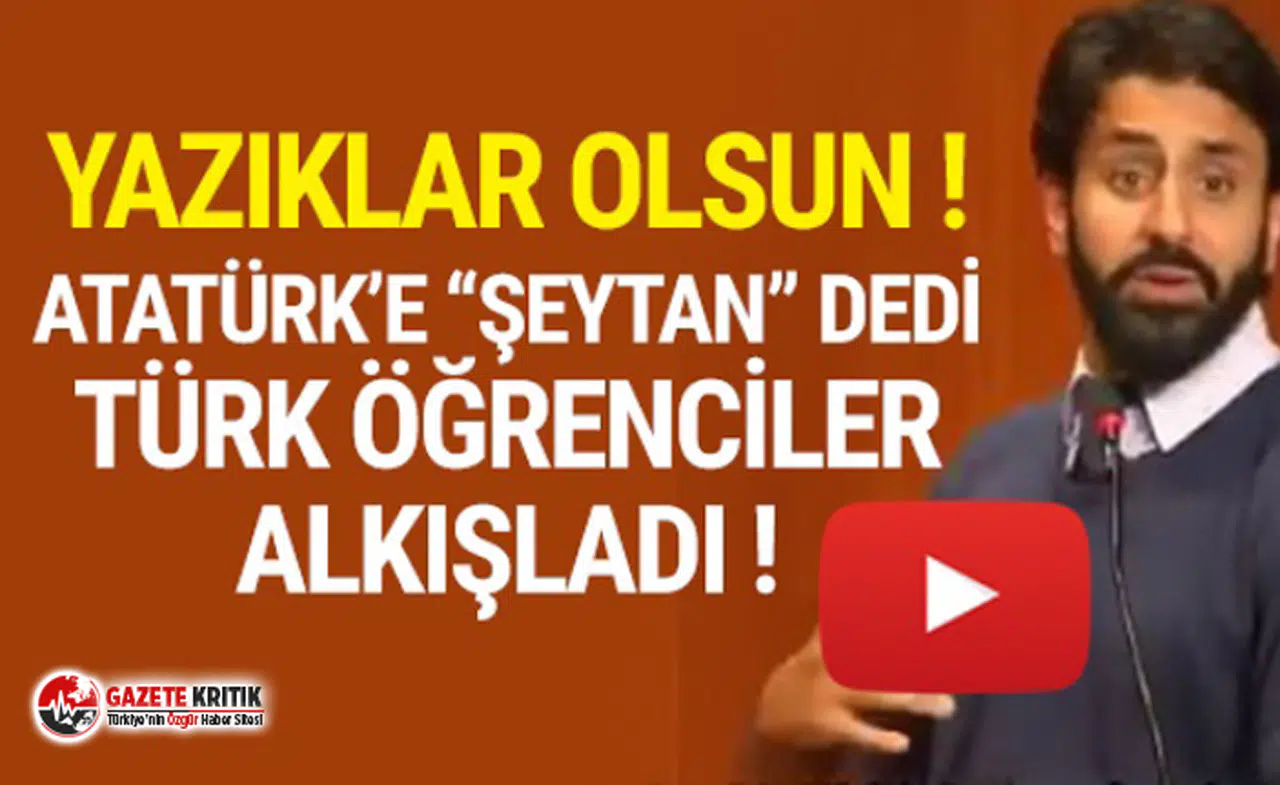 Yunan yazar Atatürk'e ''şeytan'' dedi ! Türk öğrenciler alkışladı