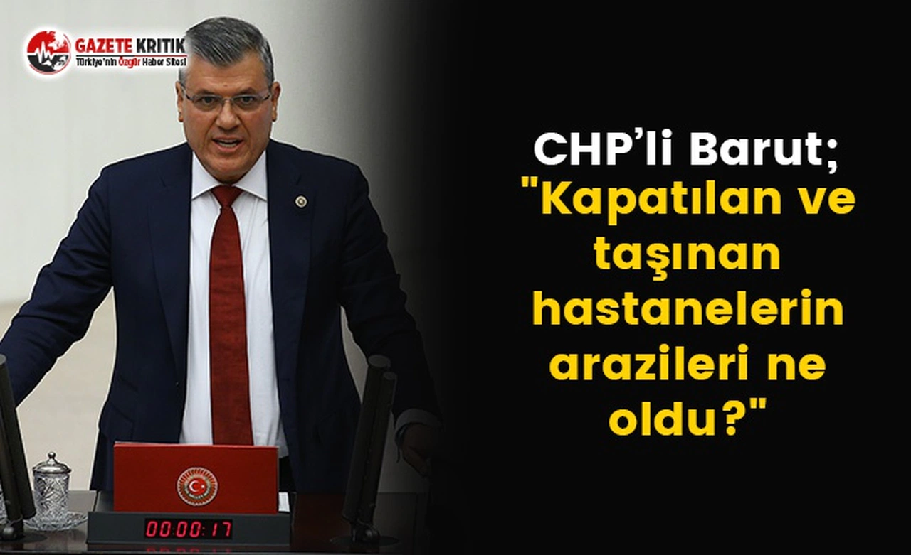 Ayhan Barut, Meclis'te Sağlık Bakanı'na Sordu!