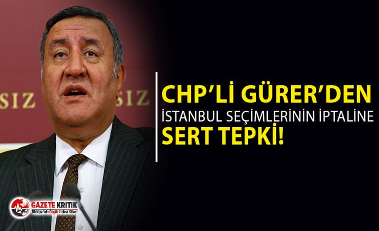 CHP'li GÜRER: YSK’NIN KARARI ALİ İHSAN YAVUZ’UN SÖZLERİYLE BAGDAŞIYOR…