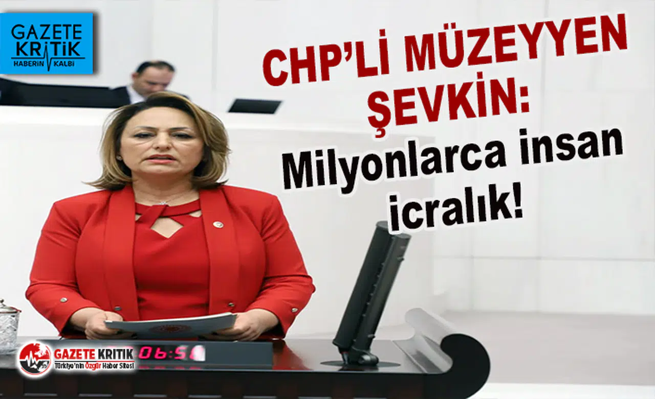 CHP'li Müzeyyen Şevkin, İcra dosyaları meclis gündemine taşıdı
