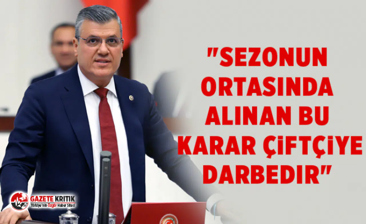 Ayhan Barut'tan su kullanım hizmet bedeli kararına tepki