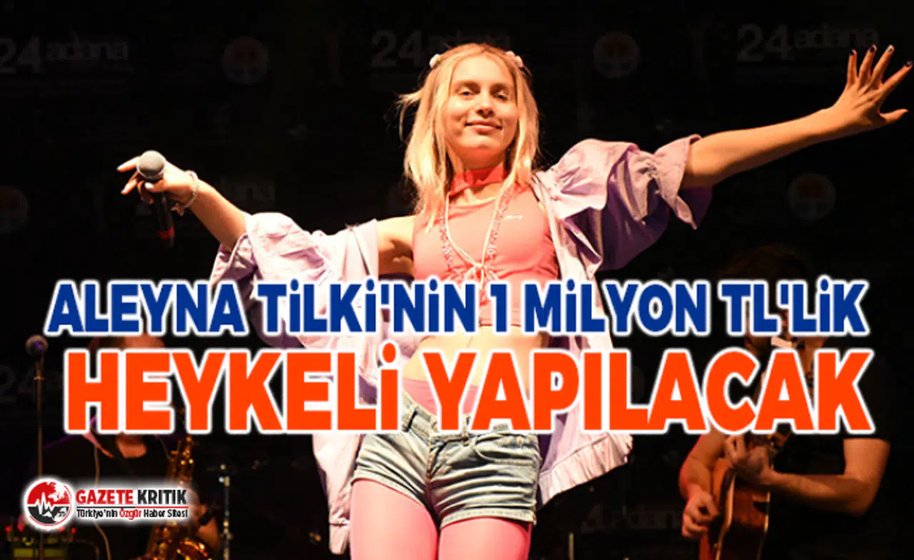 Aleyna Tilki'nin 1 milyon TL'lik heykeli yapılacak