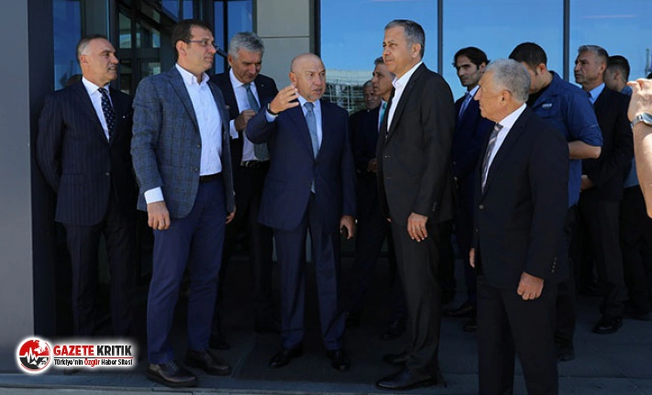 Ali Yerlikaya ve Ekrem İmamoğlu'ndan Nihat Özdemir'e ziyaret