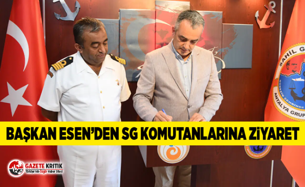 Başkan Esen’den SG Komutanlarına ziyaret