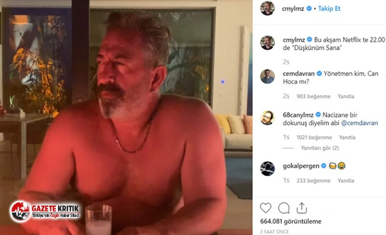 Cem Yılmaz'dan RTÜK'e 'Netflix' göndermesi