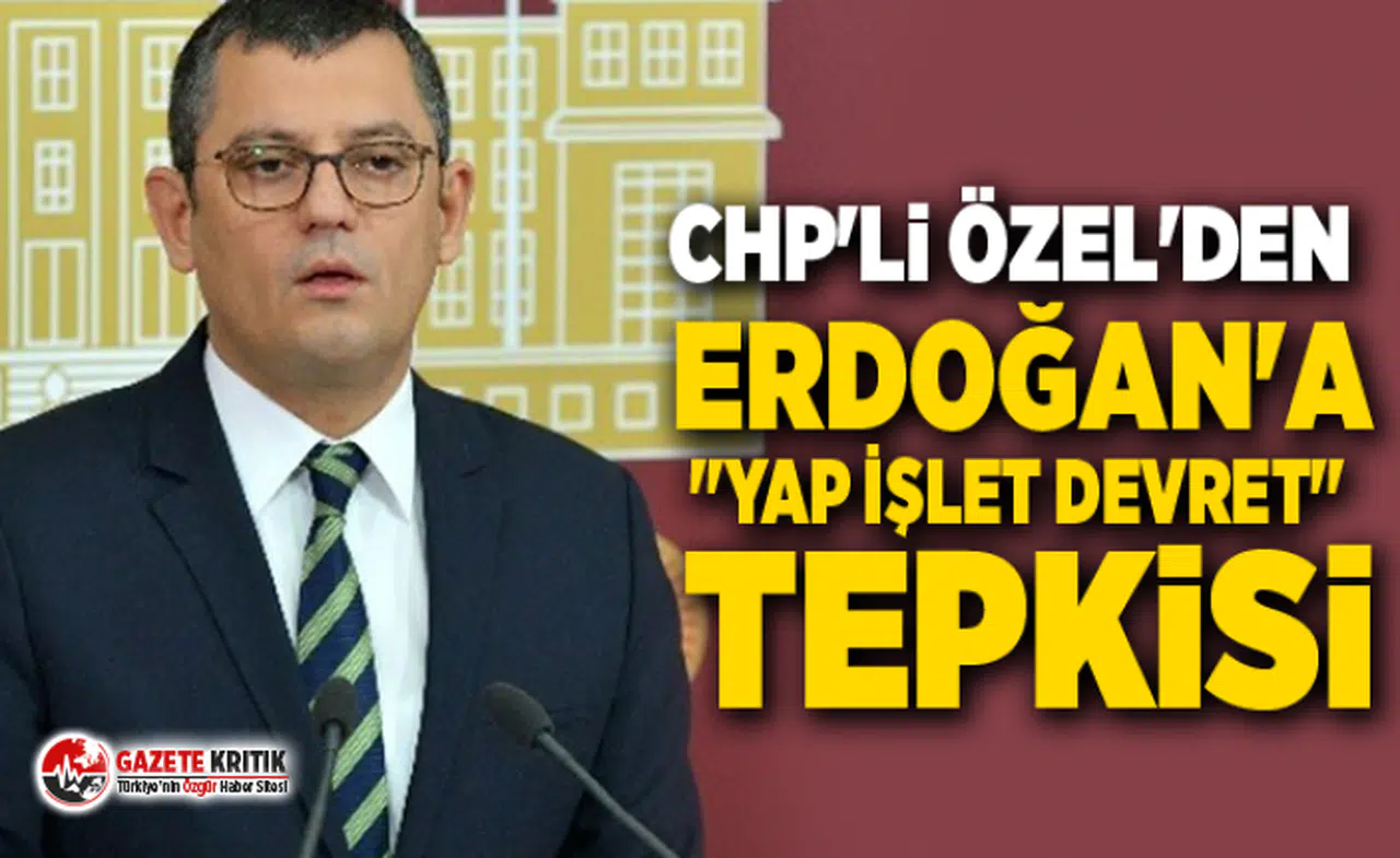 ÖZGÜR ÖZEL: “KÖİ PROJELERİNDE SADECE BUZDAĞININ GÖRÜNEN YÜZÜ 60 MİLYAR”