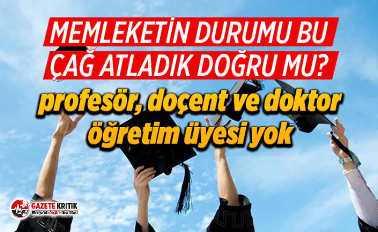 Üniversitelerdeki 273 bölümde profesör, doçent ve doktor öğretim üyesi yok