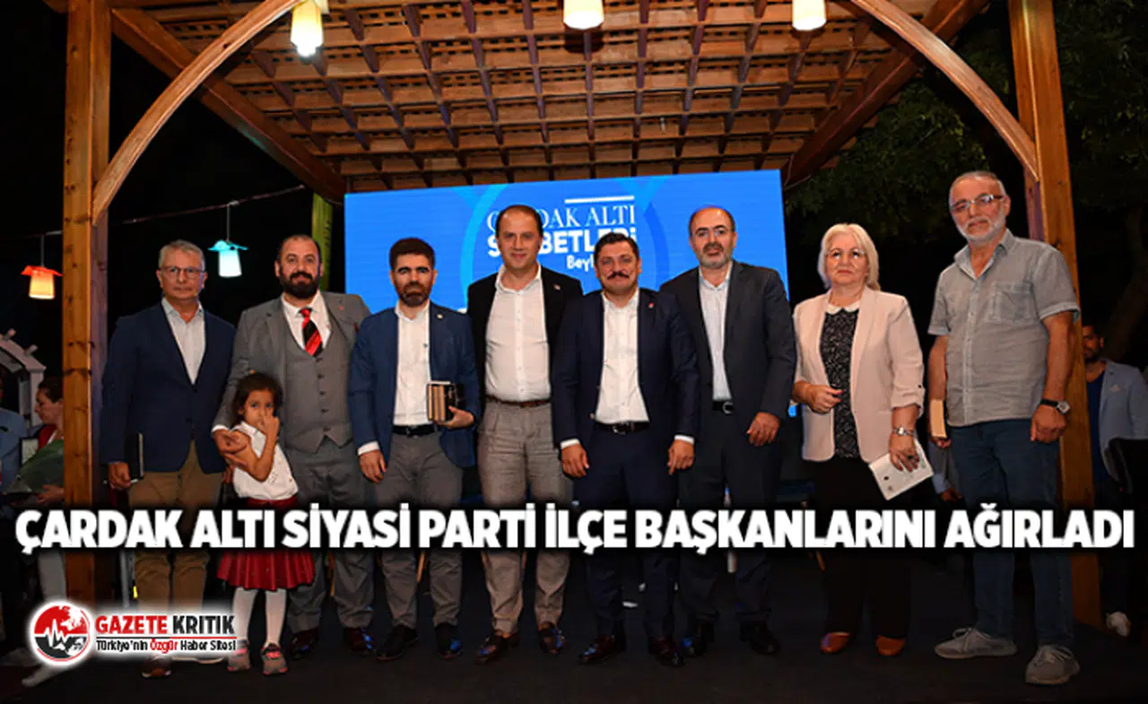 ÇARDAK ALTI SİYASİ PARTİ İLÇE BAŞKANLARINI AĞIRLADI