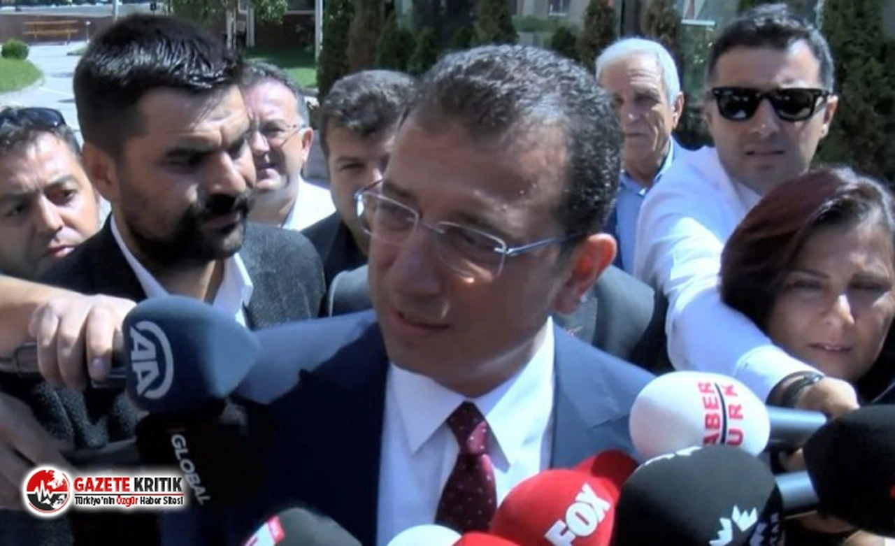 İmamoğlu'ndan 'kırık sandalye' yorumu: Cumhurbaşkanı 'İsraf ediyorsun' deyince 'İkinciye sağlam otururuz' dedim