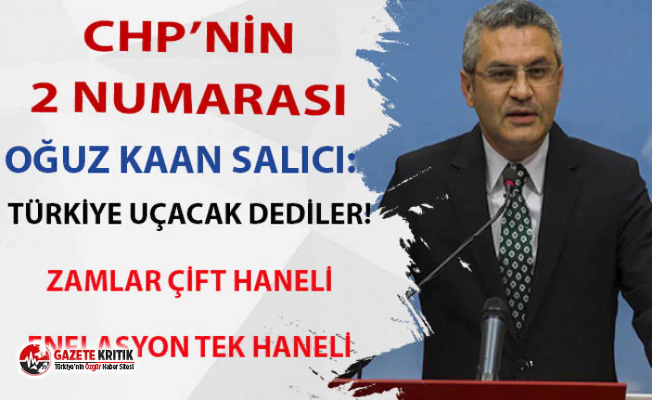 AKP'ye Türkiye uçacak sözlerini hatırlatan Salıcı, ekonomiyi işaret etti