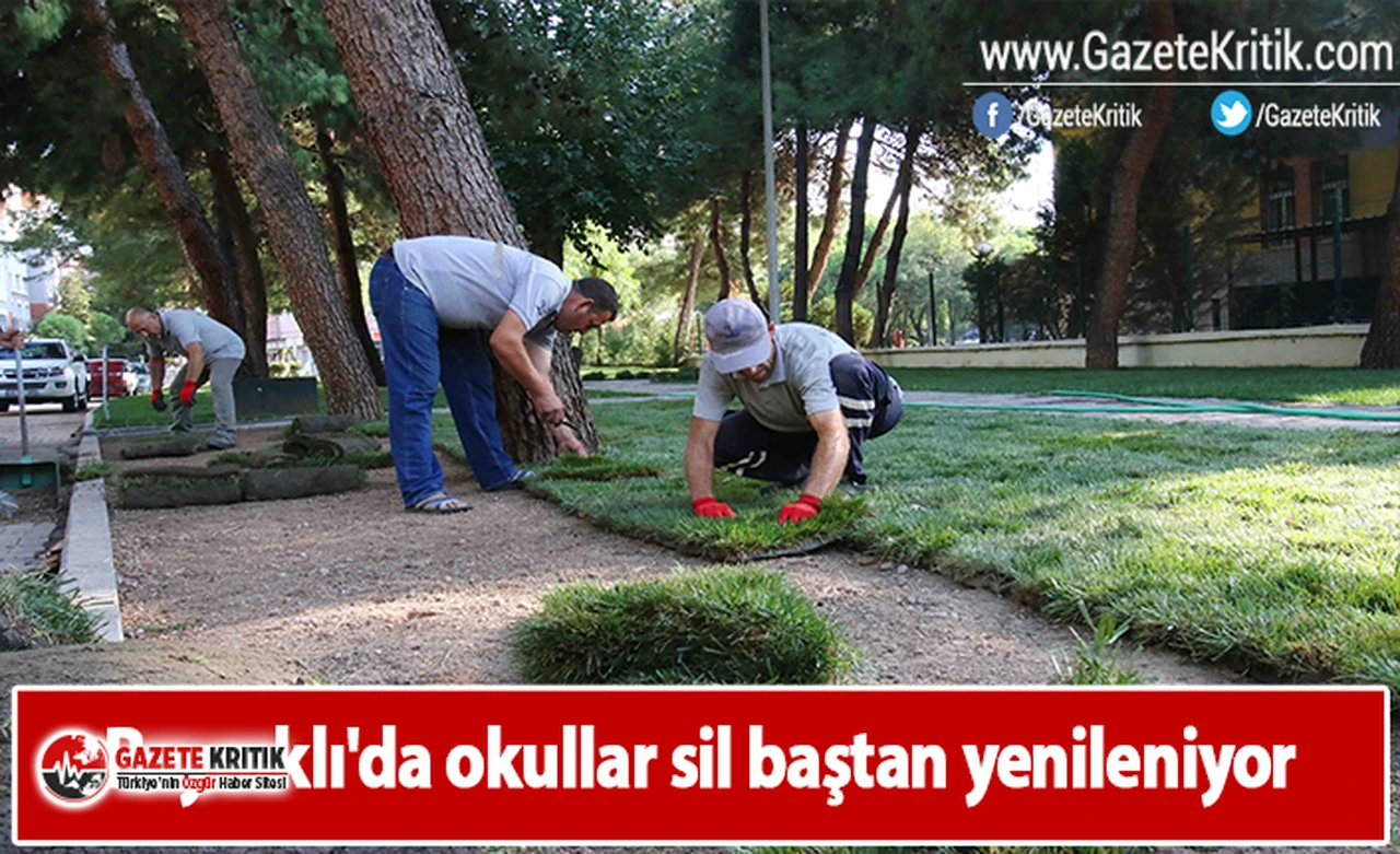 Bayraklı'da okullar sil baştan yenileniyor