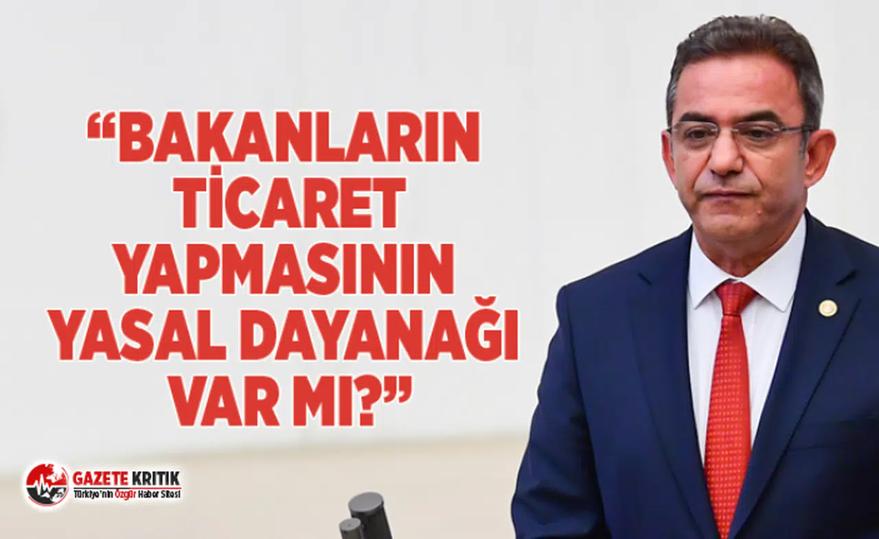 ÇETİN OSMAN BUDAK, ŞİRKET SAHİBİ BAKANLARIN DURUMUNU SORDU
