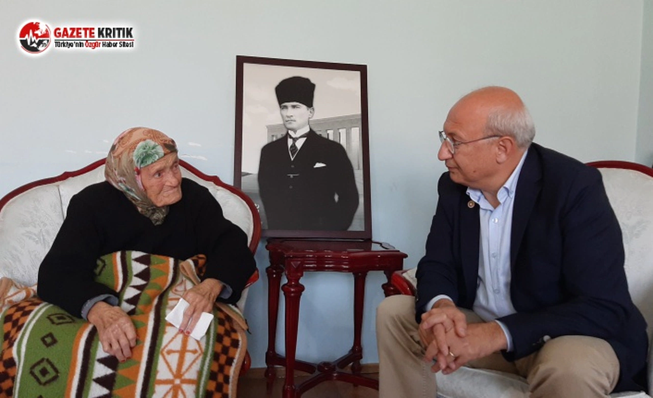 CHP’Lİ ÇAKIRÖZER CUMHURİYET’İN 96’NCI YILINI ASIRLIK AYŞE NİNE İLE KUTLADI